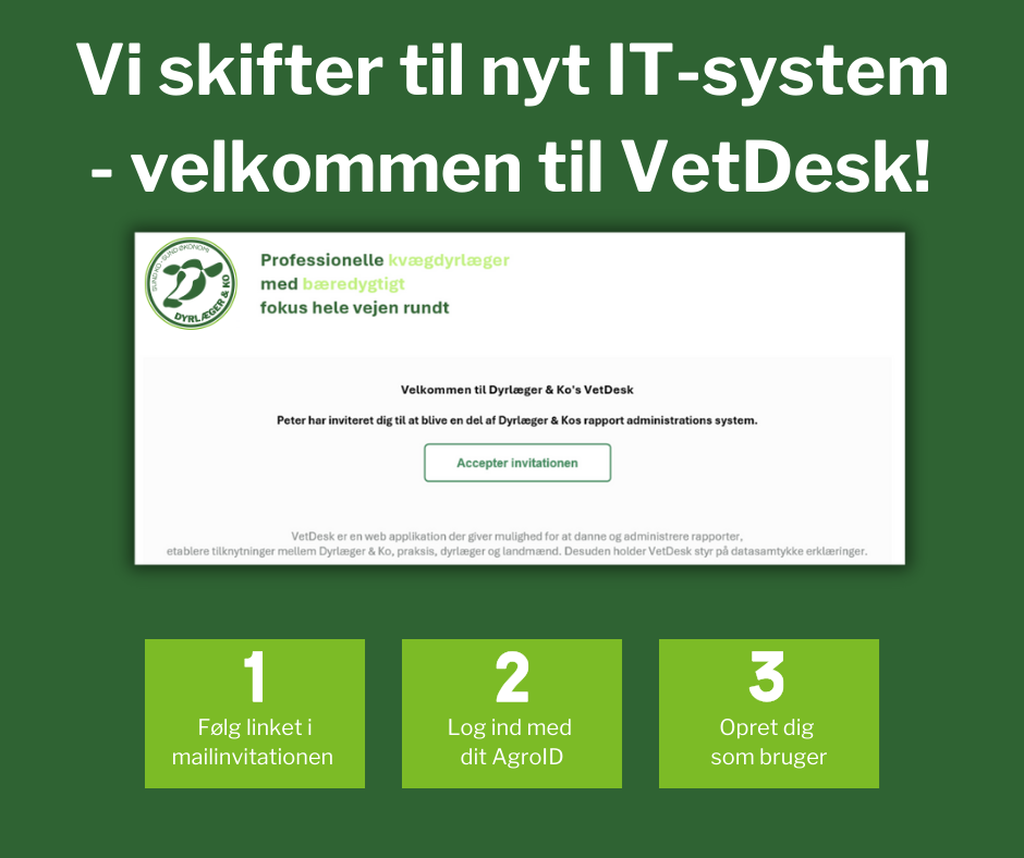 VetDesk - guide til at opette bruger